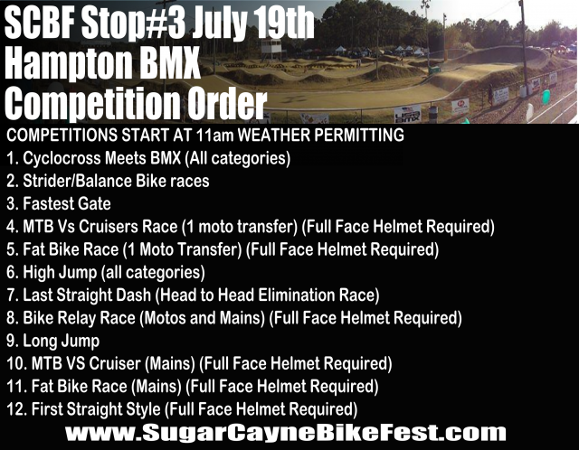 SCBF Hampton Comp Order