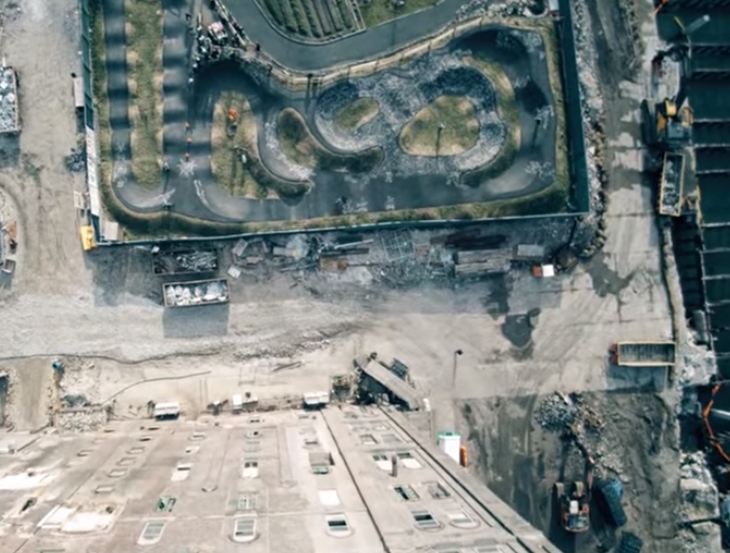 brooklyn bike park drone