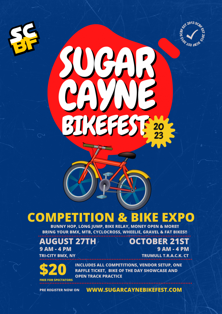 sugar cayne bike fest flier 2023